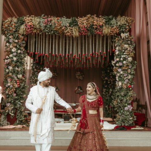 Candid bride and groom photography at Chandigarh wedding